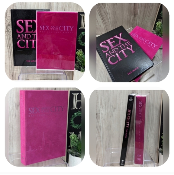Sex The City VINTAGE 2005 Complete DvD Hot Pink Flocked